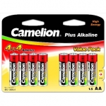 Camelion Plus Alkaline AA (LR06), 8 (4+4) value pack